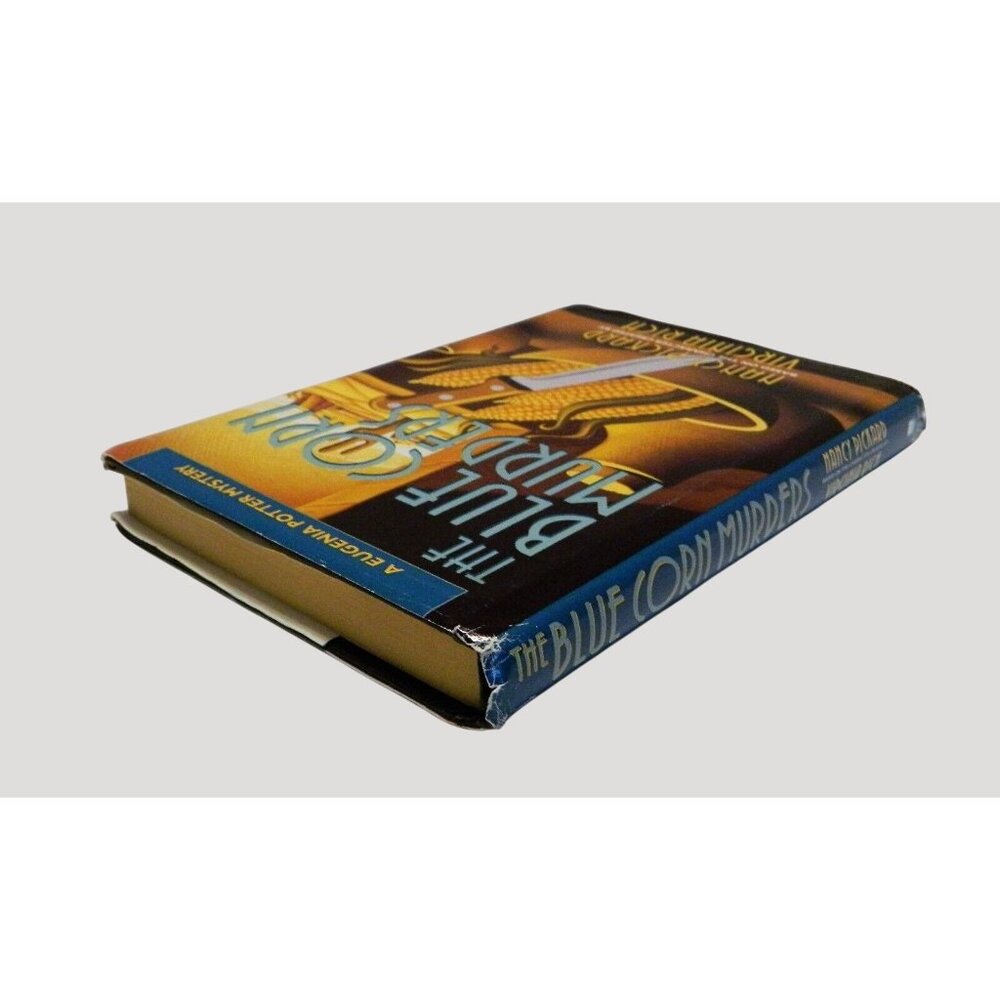 The Blue Corn Murders Nancy Pickard 1998 Eugenia Potter Mysteries Recipes HBDJ - Picture 5 of 5